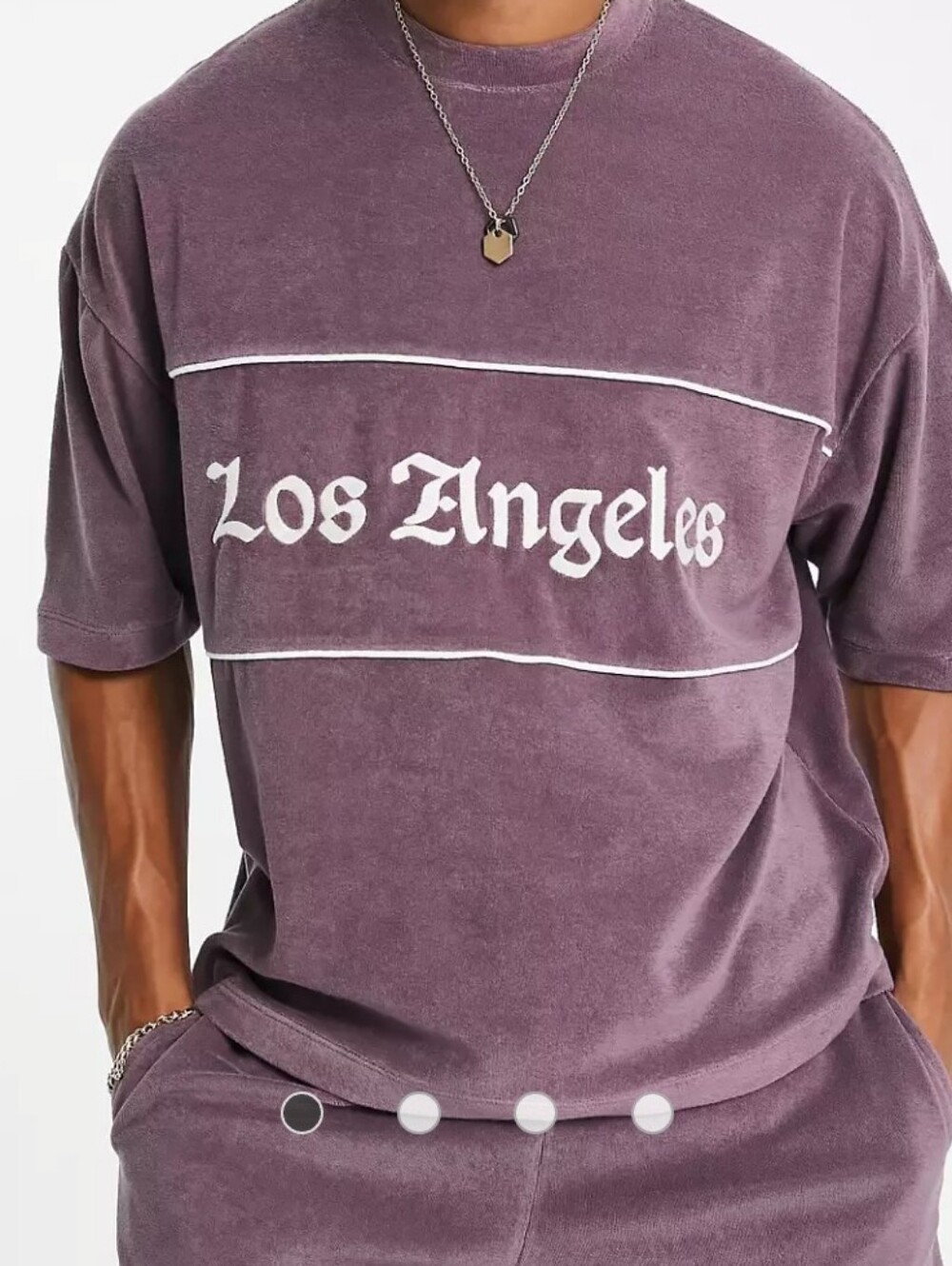 Los Angeles Graphic Short Sleeve Tee - Purple